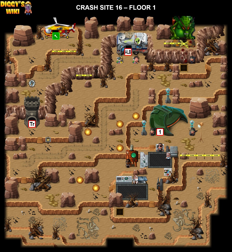 Crash Site 16 - Sunken Fortunes 3: X-Dig - Diggy's Adventure